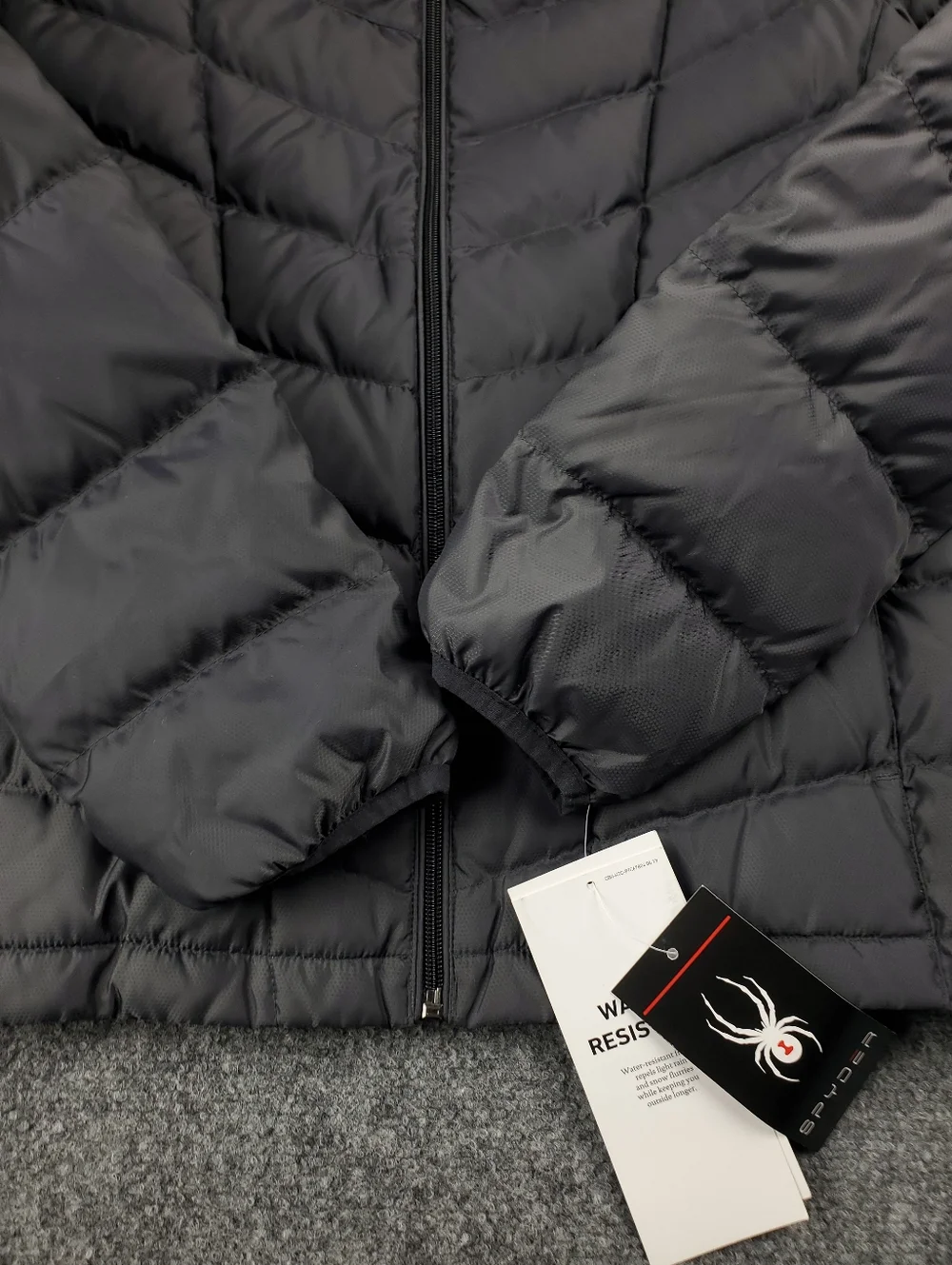 Spyder Pelmo Goose Down Puffer Jacket Mens Small 550 Lightweight Insulated NEW - Picture 10 of 14